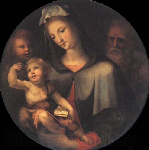 Domenico Beccafumi The Holy Family with Young Saint John around